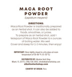 Maca Root Powder from Peru, 4 oz Single-Ingredient Fine Powder
