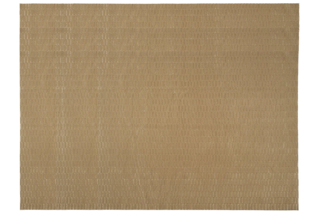 Machine-Washable Area Rug with Rounded Checkerboard Texture, Recycled Polyester, Medium Pile, Multiple Sizes