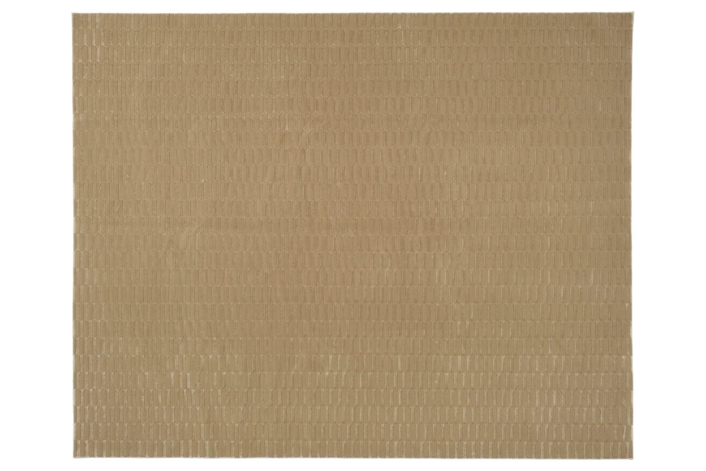 Machine-Washable Area Rug with Rounded Checkerboard Texture, Recycled Polyester, Medium Pile, Multiple Sizes