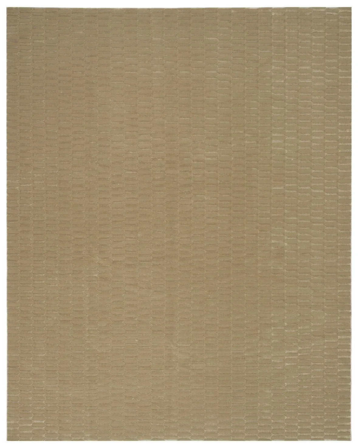 Machine-Washable Area Rug with Rounded Checkerboard Texture, Recycled Polyester, Medium Pile, Multiple Sizes