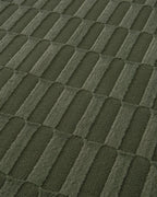 Machine-Washable Area Rug with Rounded Checkerboard Texture, Recycled Polyester, Medium Pile, Multiple Sizes