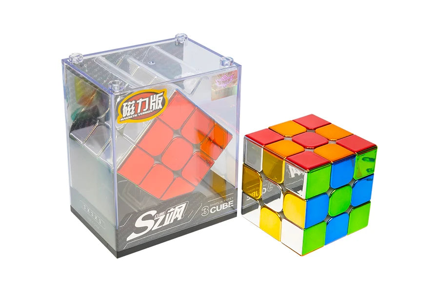 Magnetic 3x3 Puzzle Cube, Stickerless