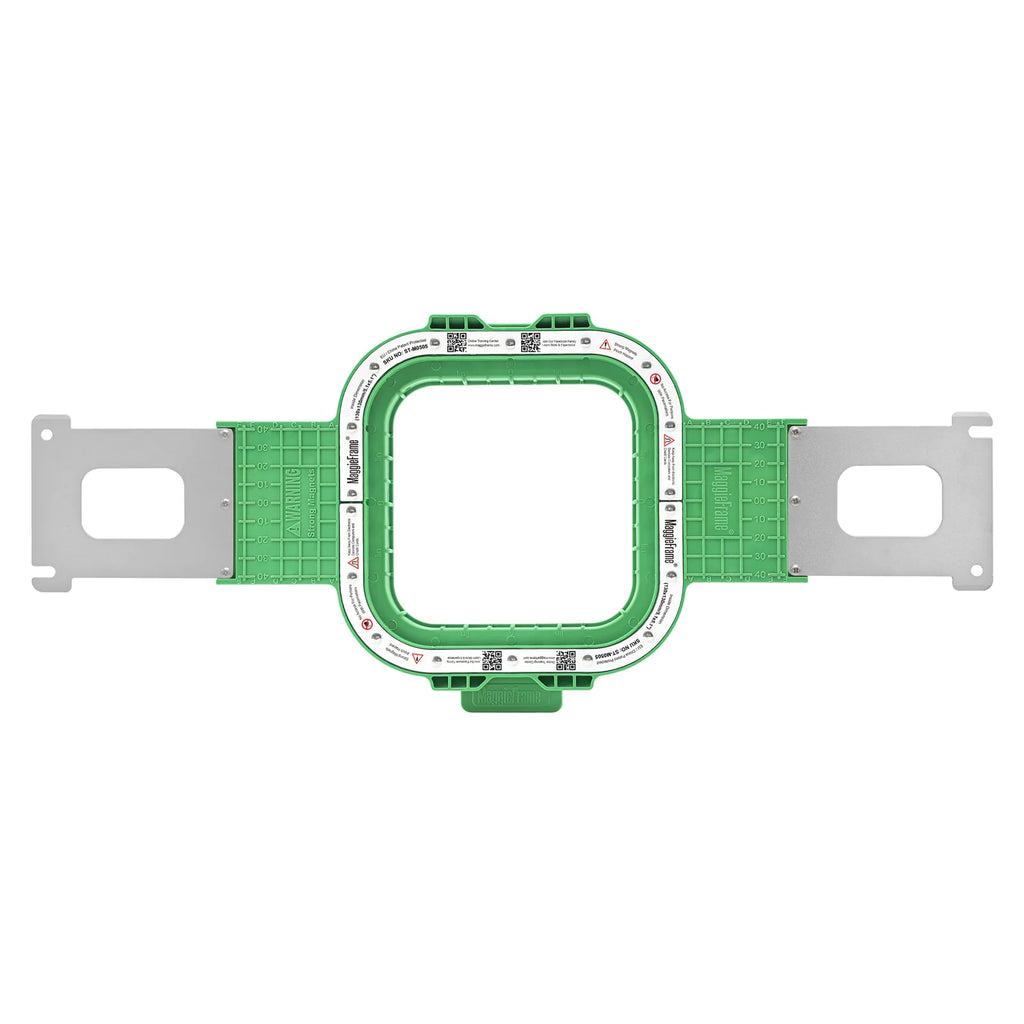 Magnetic Embroidery Hoop Frame, 130 x 130 mm for Select Brother PR and VR Machines · 130 x 130 mm (5.1 x 5.1 in) inside di