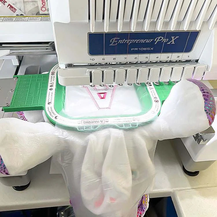 Magnetic Embroidery Hoop Frame, 130 x 130 mm for Select Brother PR and VR Machines · 130 x 130 mm (5.1 x 5.1 in) inside di
