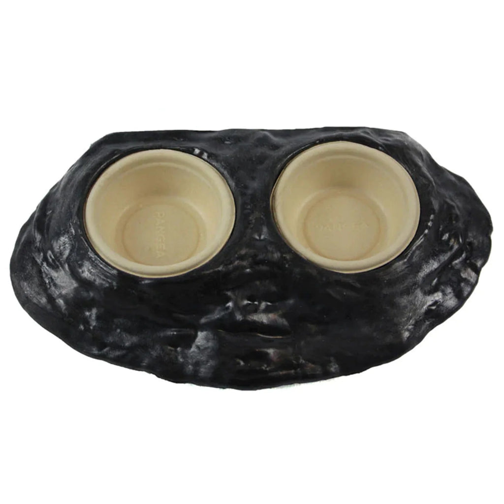 Magnetic Gecko Feeding Ledge in Mushroom Style for Elevated Feeding, Holding Two 1.5 oz Cups