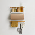 Magnetic Kitchen Organizer in Steel and Wood