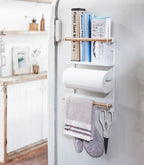 Magnetic Kitchen Organizer in Steel and Wood