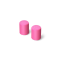 Magnetic Straw Covers, Neon Pink 2-Pack
