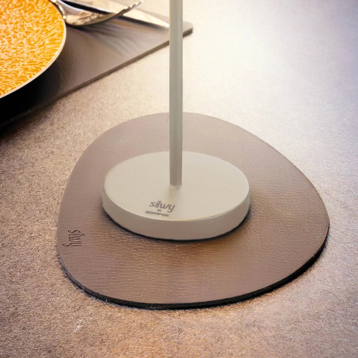 Magnetic Table and Wall Lamp in Sand