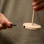Magnetic Table and Wall Lamp in Sand