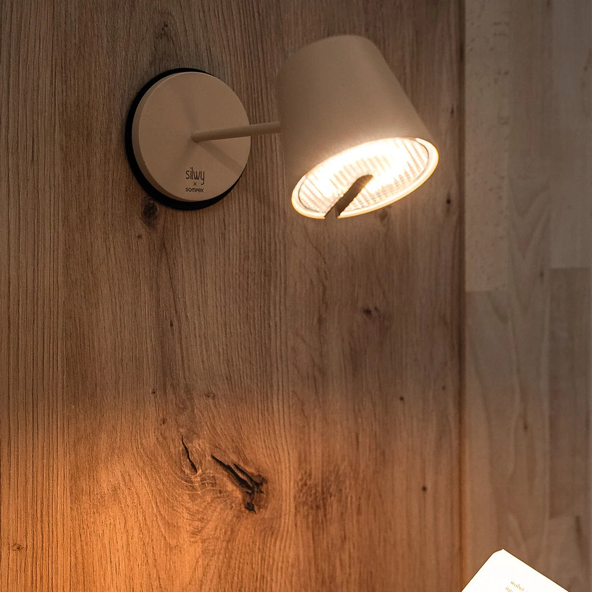 Magnetic Table and Wall Lamp in Sand