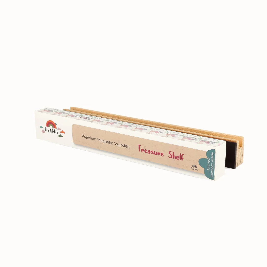 Magnetic Wooden Display Shelf