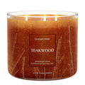 Mahogany Teakwood 3-Wick Scented Candle