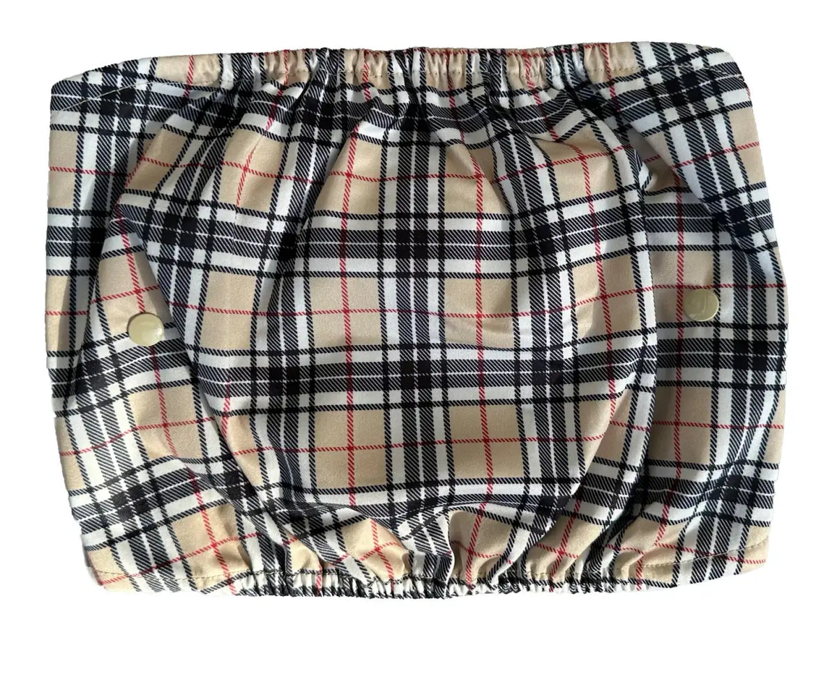 Male Dog Belly Band with Waterproof P.U.L. Outer Layer, Microfleece Lining and Optional Two Washable Pads