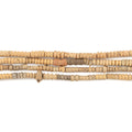 Mali Clay Beads in Earthy Terracotta and Brown Tones, Four