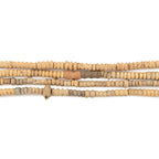 Mali Clay Beads in Earthy Terracotta and Brown Tones, Four