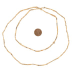 Mali Clay Beads in Earthy Terracotta and Brown Tones, Four
