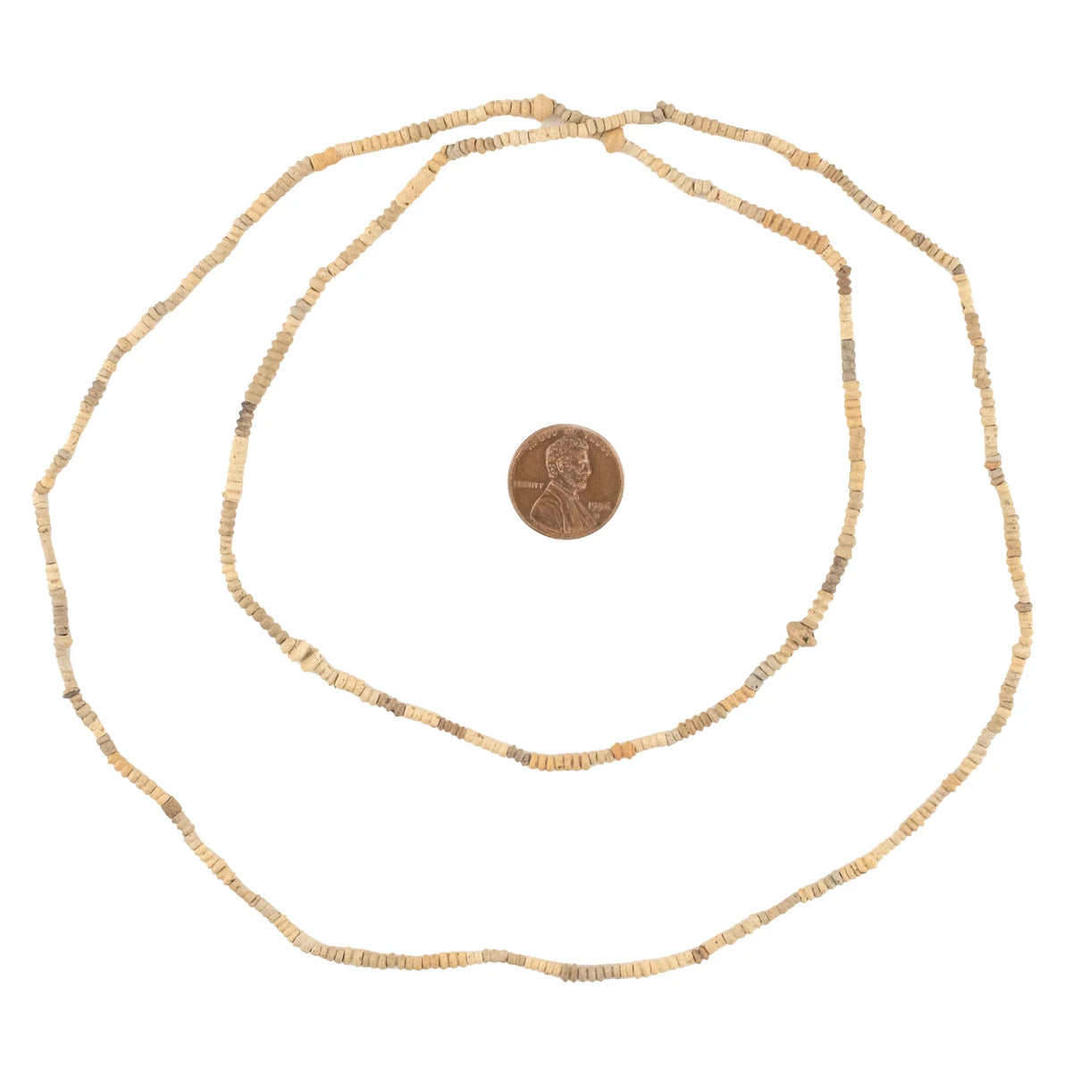 Mali Clay Beads in Earthy Terracotta and Brown Tones, Four