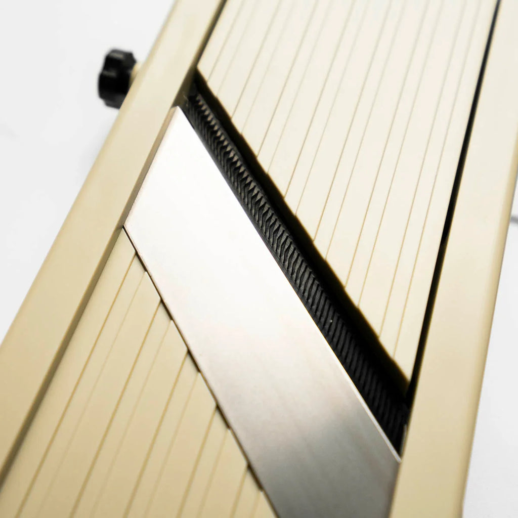 Mandoline Slicer for Kitchen Prep with 65mm Cutting Width, Julienne Function and Safety Guard