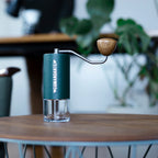 Manual Coffee Grinder with Nitro Blade Burrs, 35 Grind Settings and Handcrafted Wood Veneer