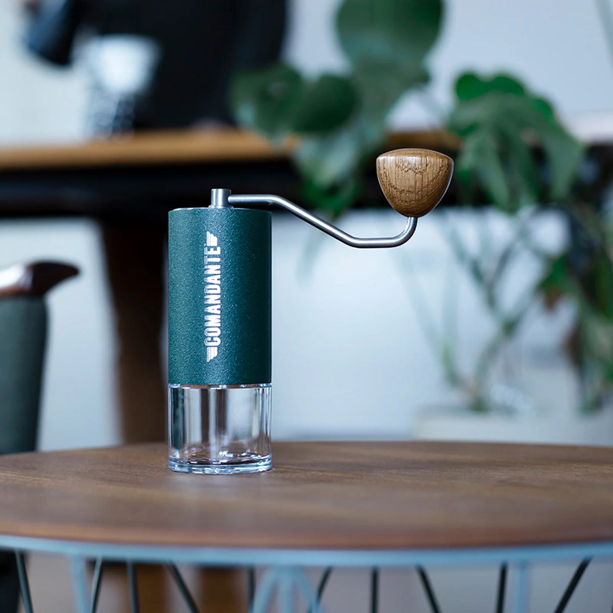 Manual Coffee Grinder with Nitro Blade Burrs, 35 Grind Settings and Handcrafted Wood Veneer