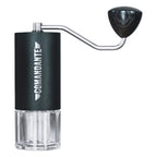 Manual Coffee Grinder with Nitro Blade Burrs, 35 Grind Settings and Handcrafted Wood Veneer — Black