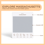 Massachusetts Scratch-Off Adventure Bucket List Gift Set with 50 Local Activities · 50 scratch-off adventures