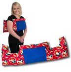 Mastectomy Recovery Pillow with Underarm Support, Seatbelt Cushioning and Soft Cotton Comfort for Post-Surgery Rest