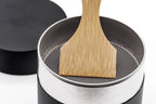Matcha Sifter Canister for Sifting and Storing Tea Powder, Featuring an Inner Screen and Bamboo Paddle