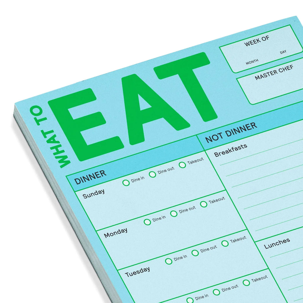 Meal Planning Notepad in Pastel Edition