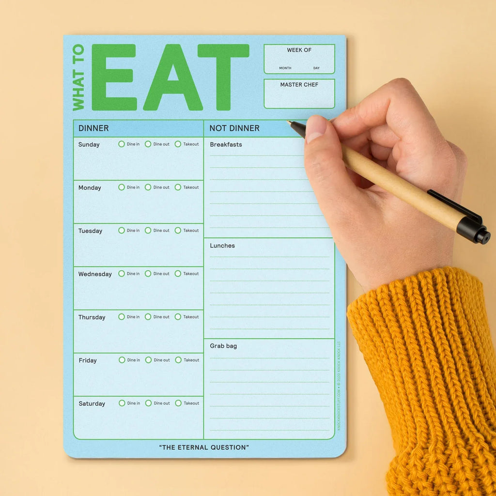 Meal Planning Notepad in Pastel Edition