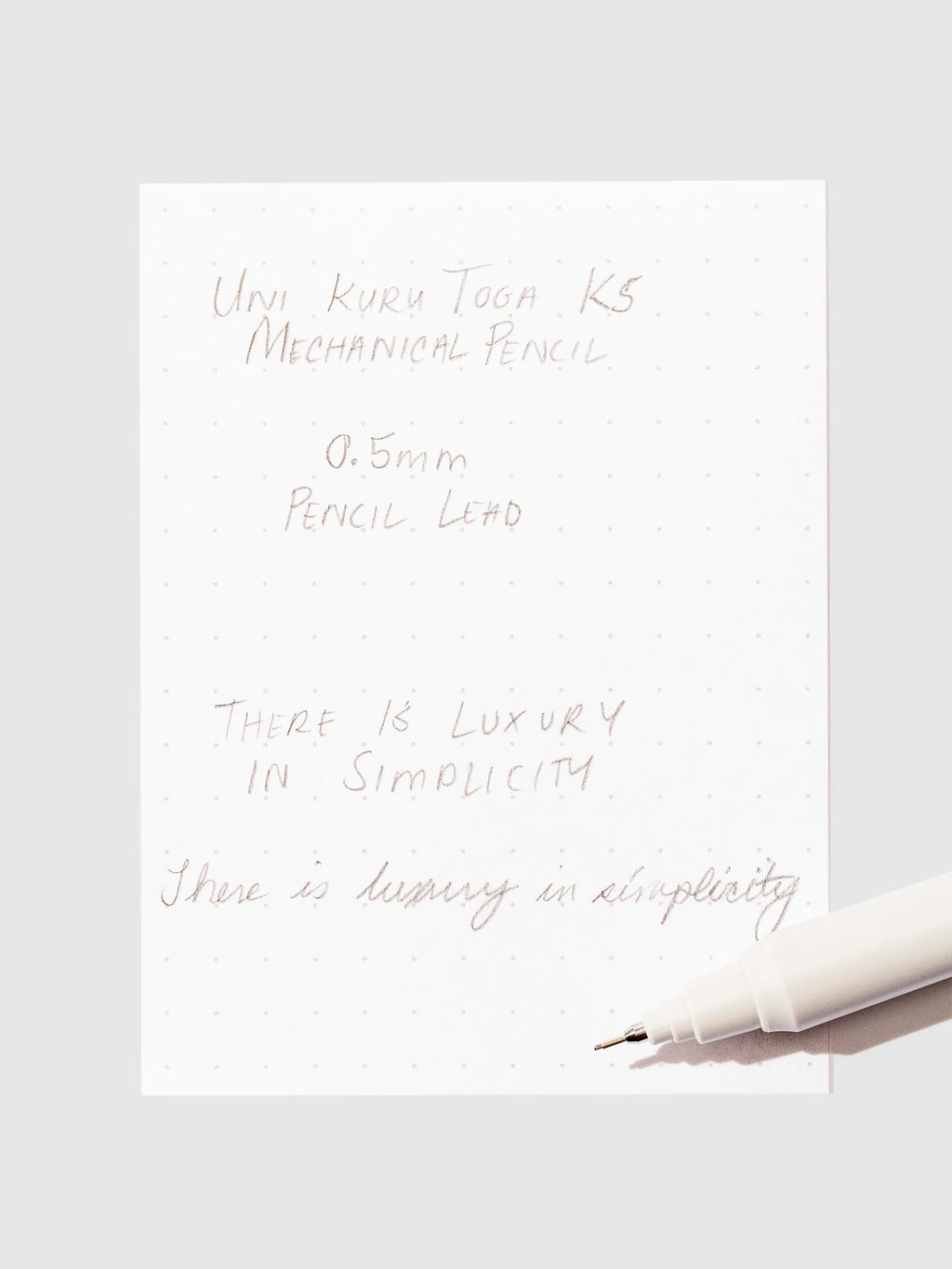 Mechanical Pencil with Automatic Lead Rotation and a Comfortable Grip for Precise Everyday Planning