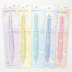 Mechanical Pencil with Automatically Rotating 0.5 mm HB Lead and Pastel Character Artwork for Everyday Notes