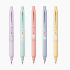 Mechanical Pencil with Automatically Rotating 0.5 mm HB Lead and Pastel Character Artwork for Everyday Notes