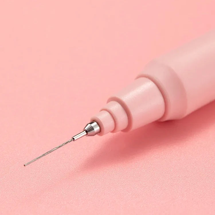 Mechanical Pencil with Automatically Rotating 0.5 mm HB Lead and Pastel Character Artwork for Everyday Notes