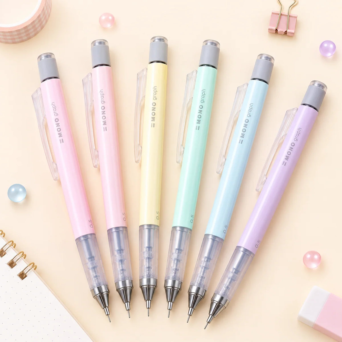 Mechanical Pencils and Eraser Refills