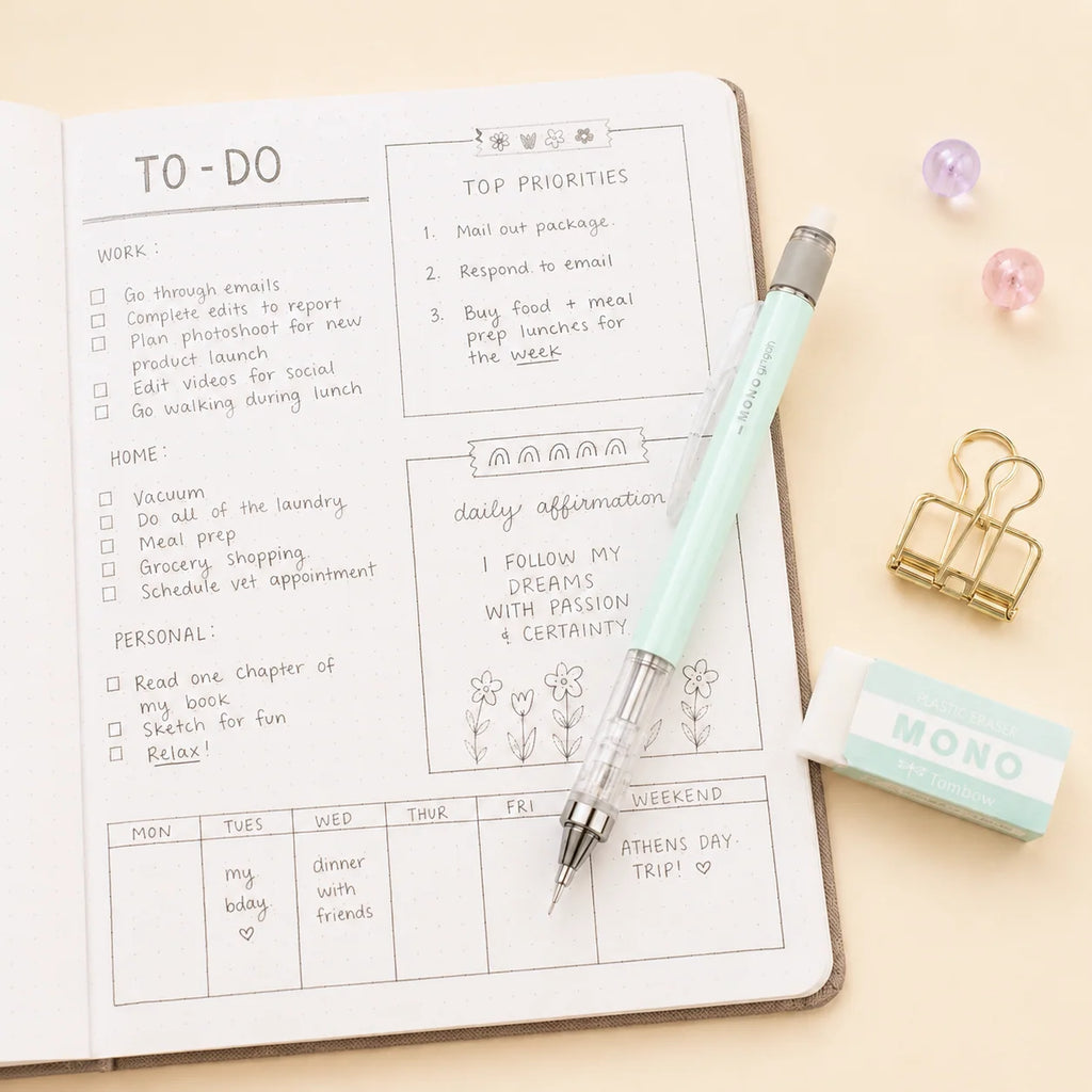 Mechanical Pencils and Eraser Refills