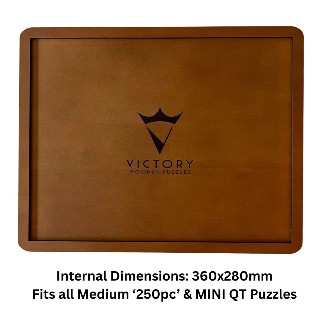 Medium Puzzle Tray with a Smooth Recessed Surface and 360 x 280 mm Interior for Sofa Puzzling
