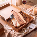 Medium Resin Paddle Serving Board, Camphor Laurel Timber, Hand-Poured Resin, Personalized Gift-Ready Design