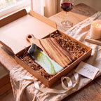 Medium Resin Paddle Serving Board, Camphor Laurel Timber, Hand-Poured Resin, Personalized Gift-Ready Design