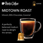 Medium Roast Coffee Capsules with Bright Acidity and Caramelized Sugar Notes for a Smooth Finish
