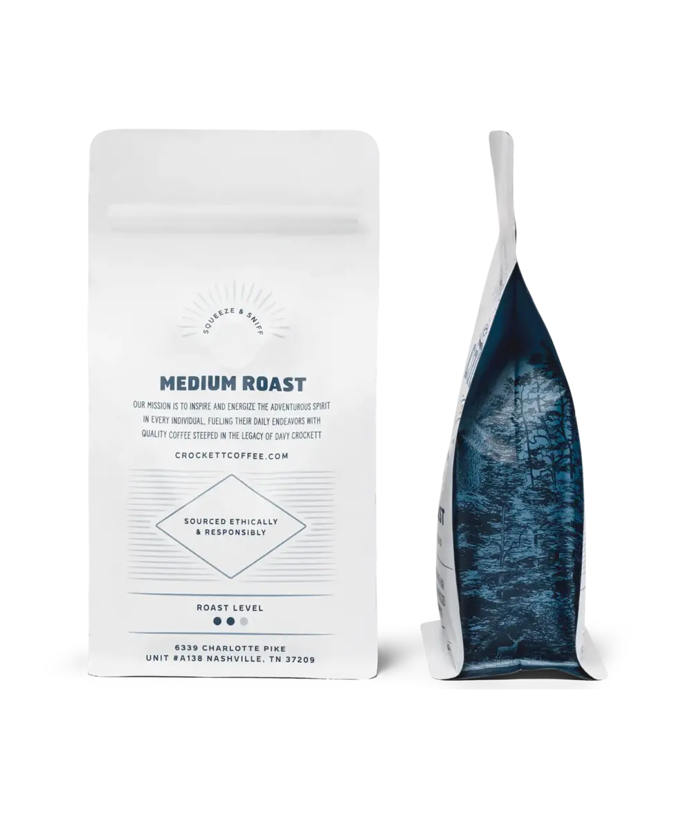 Medium Roast Ground Coffee, Blue Ridge Blend with Balanced Honey, Chocolate, Vanilla and Molasses Notes