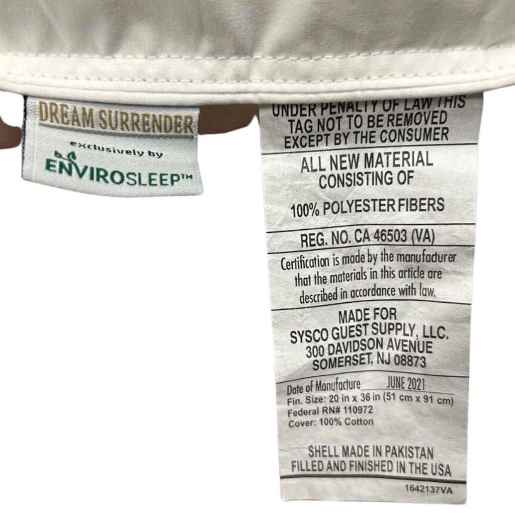 Medium Support Polyester Pillow