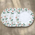 Melamine Dinner Plates Set of 4, Lightweight 10.5-Inch Plates