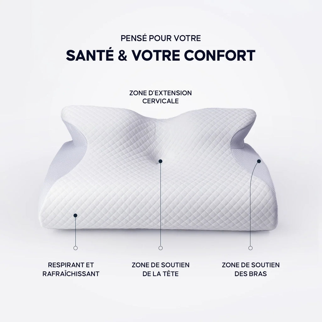 Memory Foam Pillow in a Butterfly Shape