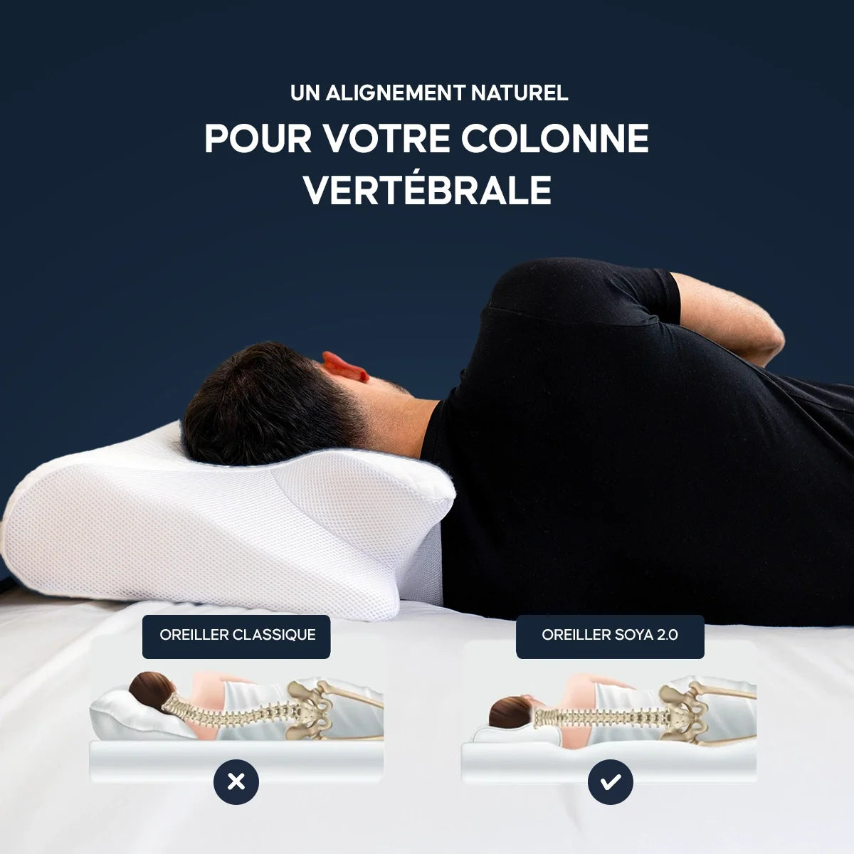 Memory Foam Pillow in a Butterfly Shape