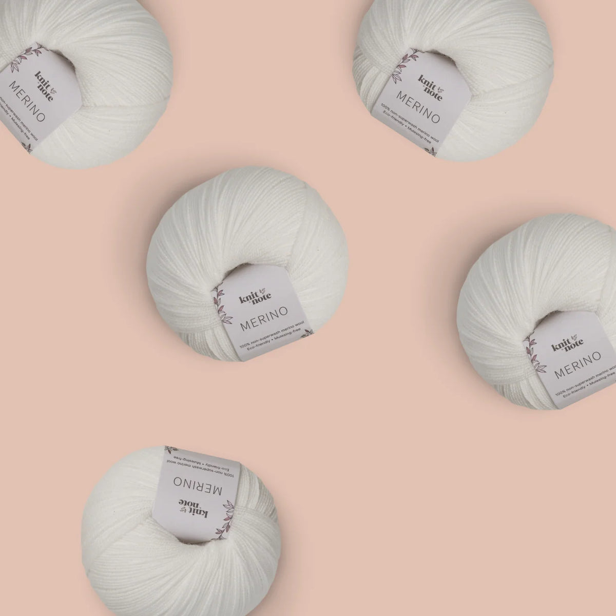 Merino Wool Yarn for Baby and Children's Knitting, Soft Pure Wool to Work Single or Double Stranded