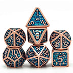 Metal Dice Set Subscription Box with One Full 7-Piece Set Each Month and Curated Table-Ready Designs