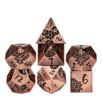 Metal Dice Set Subscription Box with One Full 7-Piece Set Each Month and Curated Table-Ready Designs