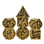 Metal Dice Set Subscription Box with One Full 7-Piece Set Each Month and Curated Table-Ready Designs